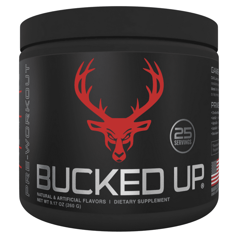 what flavor is blood raz bucked up Bucked Up Pre-Workout Powder, Increased Energy, Blood Raz, 200 mg Caffeine,  25 Servings