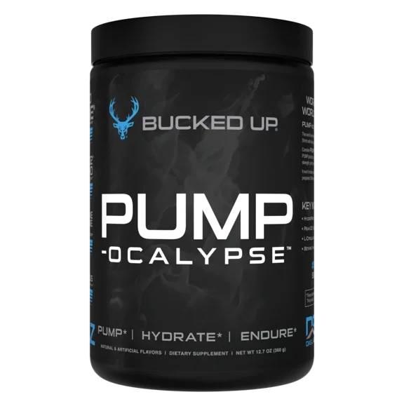 Bucked Up Pump-ocalypse Nitric Oxide Supplement, Blue Raz, 30 Servings
