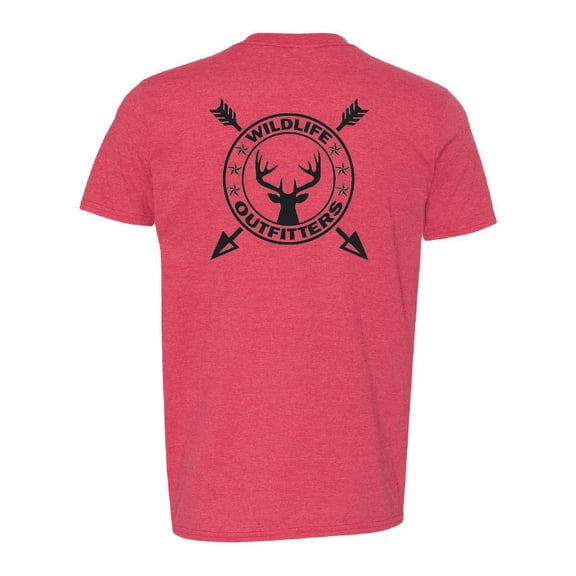 Wildlife Outfitters Men's Buckeneros Deer Bow Hunting Short Sleeve T-Shirt