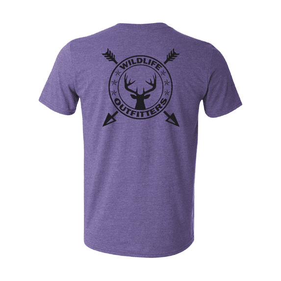 Wildlife Outfitters Men's Buckeneros Deer Bow Hunting Short Sleeve T-Shirt