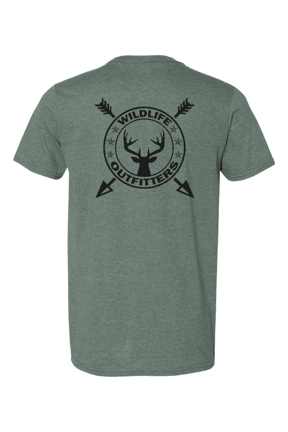 Men's Buckeneros Deer Bow Hunting Short Sleeve T-Shirt