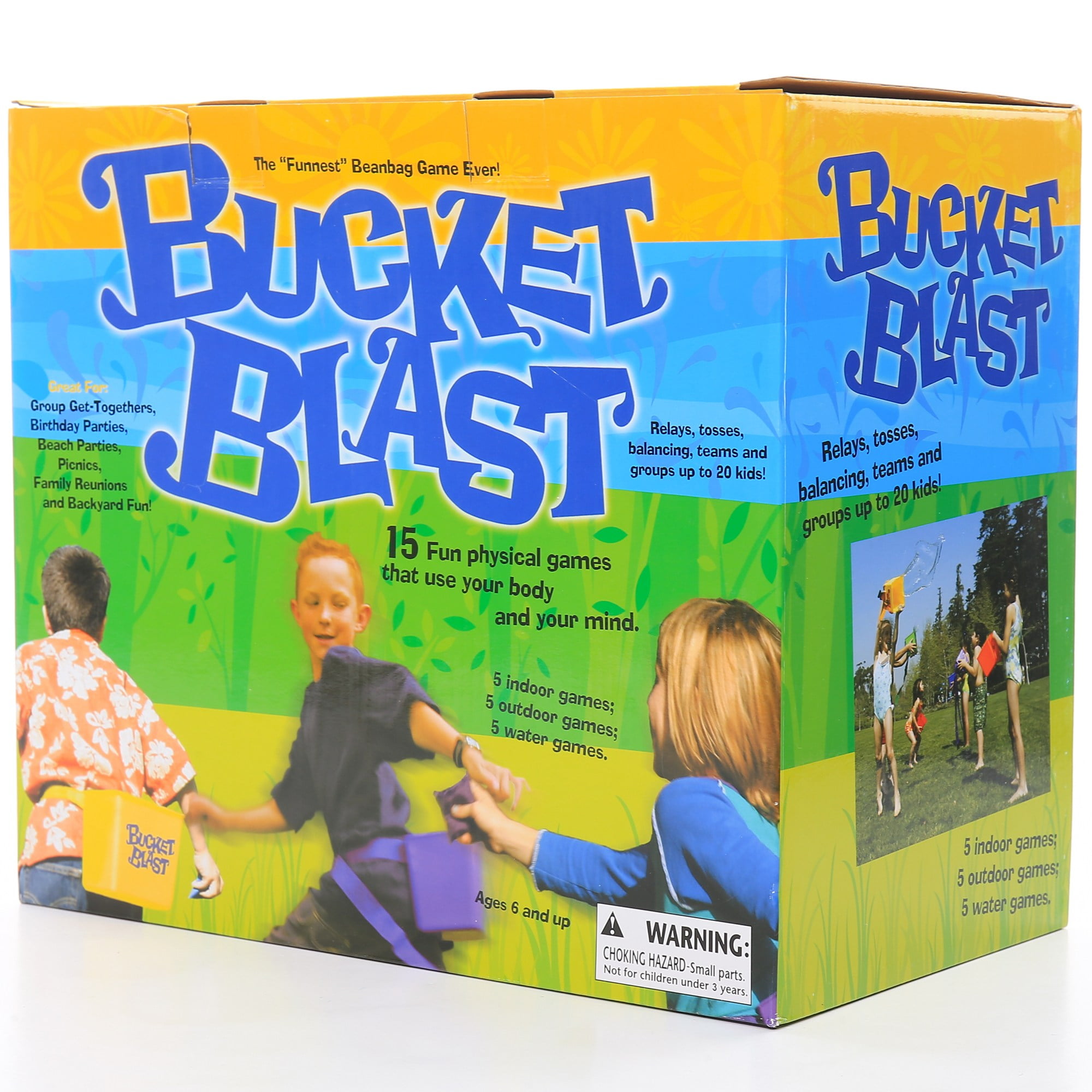 Bucket Blast by Zobmondo!! Award winning kids game, indoor and outdoor games for kids, outdoor physical activities for the whole family