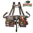 thumbnail image 1 of Bucket Boss 2 Tool Bag Tool Belt with Suspenders, in Mossy Oak Camo, 85035, 1 of 4