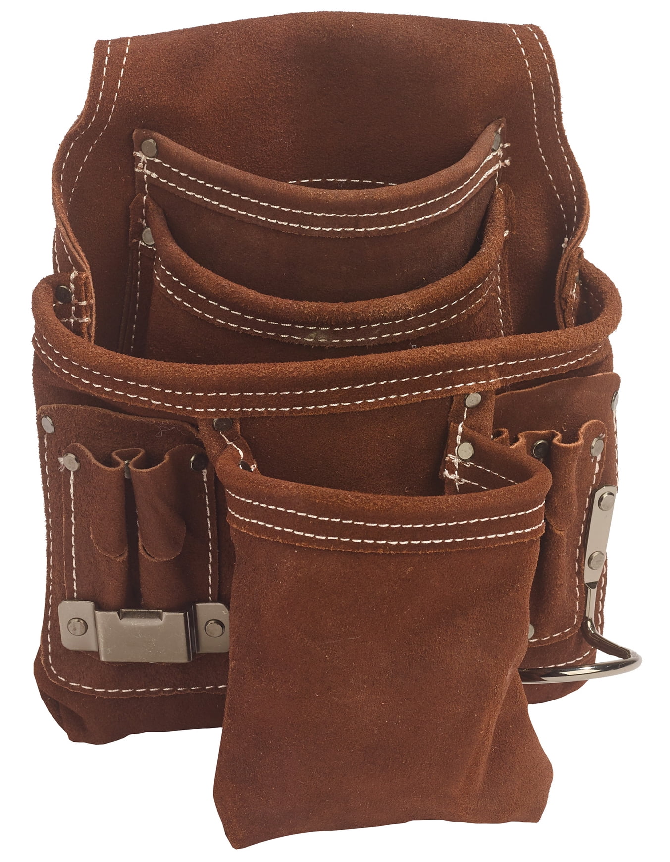 Bucket Boss 54063 10 Pocket Suede Leather Pouch