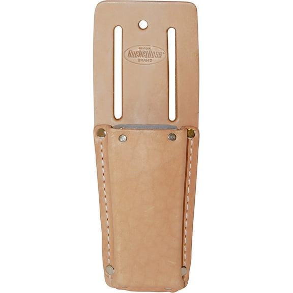 Bucket Boss 55068 Top Grain Leather Knife Sheath Fiber Lined