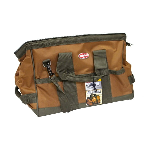 Bucket Boss 60016 Brown Gatemouth Tool Bag