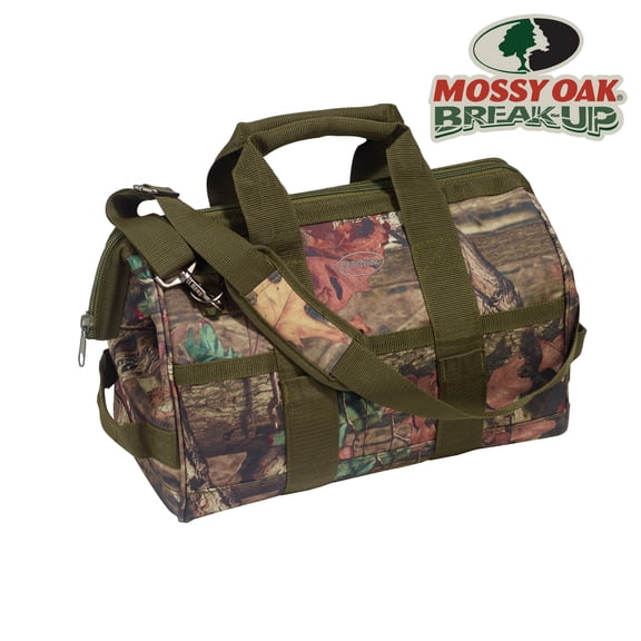 Bucket Boss Gatemouth 16 in. Tool Bag, in Mossy Oak Camo, 85016
