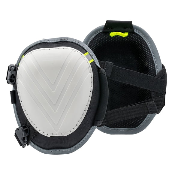 Bucket Boss FX1 Black/Light Gray KneeKeeperHV Molded Hard Non-Marring Knee Pad