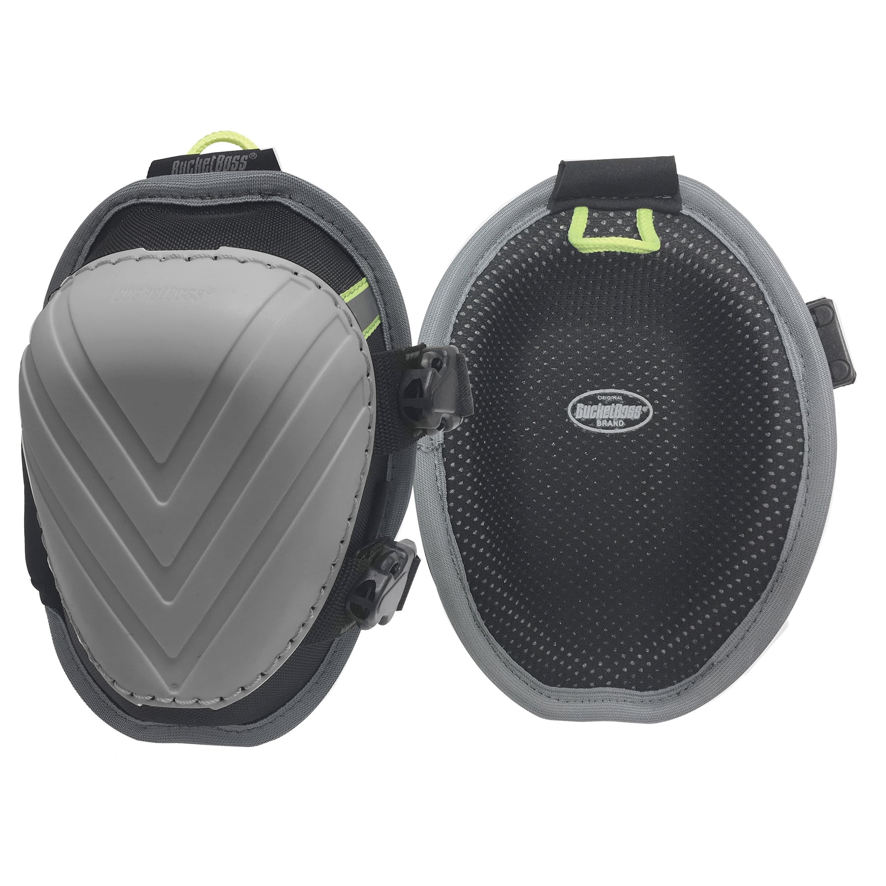 Bucket Boss FX2 Black/Gray KneeKeeperHV Molded Soft Non-Marring Knee Pad