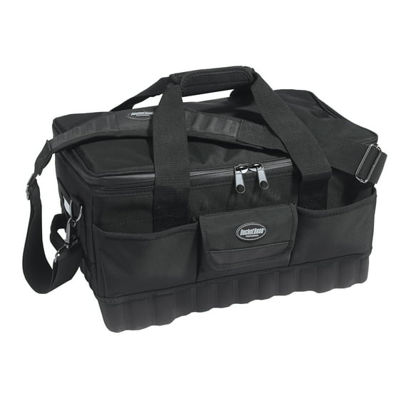 Bucket Boss Pro Racer 18 in. Tool Bag, in Black, 66018