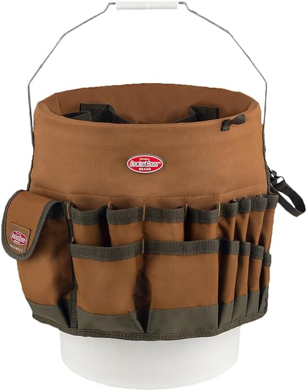 Bucket Boss The Bucketeer Bucket Tool Organizer in Brown, 10030 ...