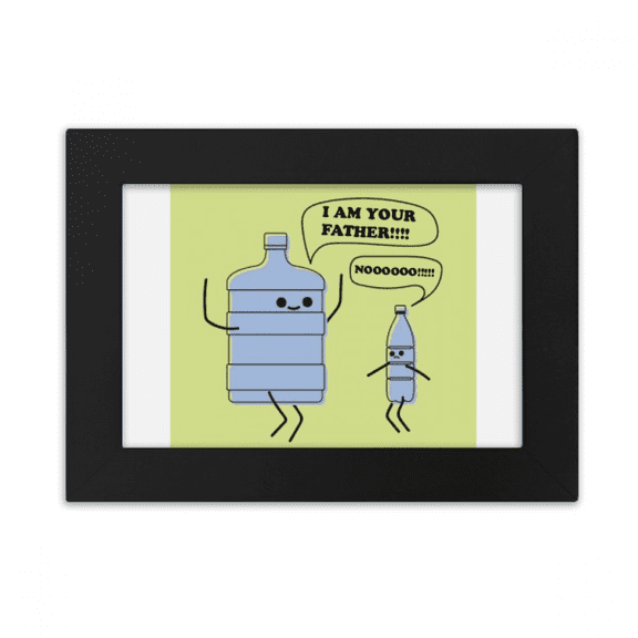 Bucket Bottle Liquid Drink Desktop Photo Frame Ornaments Picture Art Painting