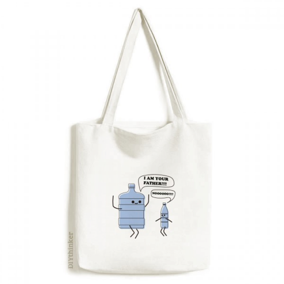 Bucket Bottle Liquid Drink Tote Canvas Bag Shopping Satchel Casual Handbag