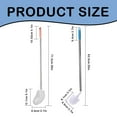 thumbnail image 1 of Bucket Brush, Cleaning Extra Long Bottles, Extra Long 28" Bottle Brush with Flexible Shaft, 360掳 Rotating Head Jugs Carboys, Stainless Steel Handle, Scratch-Free, 1 of 9