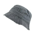 thumbnail image 1 of Bucket Cap Vintage Foldable Washed Denim Men Women Hip Hop Fisherman Hat Fishing Cap for Outdoor, 1 of 7