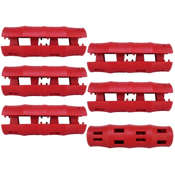 Bucket Handle Replacement Grip, Ergonomic - Red - (6 pack)