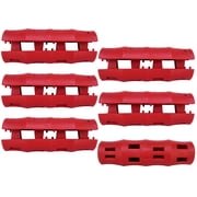 Bucket Handle Replacement Grip, Ergonomic - Red - 6 pack