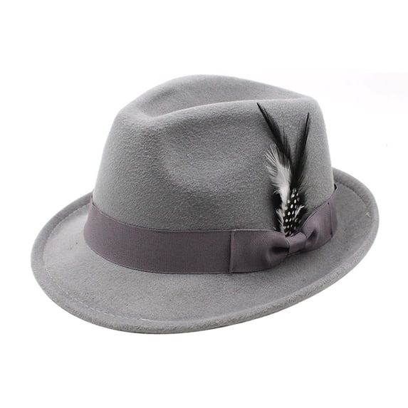 Bucket Hat 1 Traditional German Hat Fedora with for Oktoberfest Parties and Outdoor Events Gray