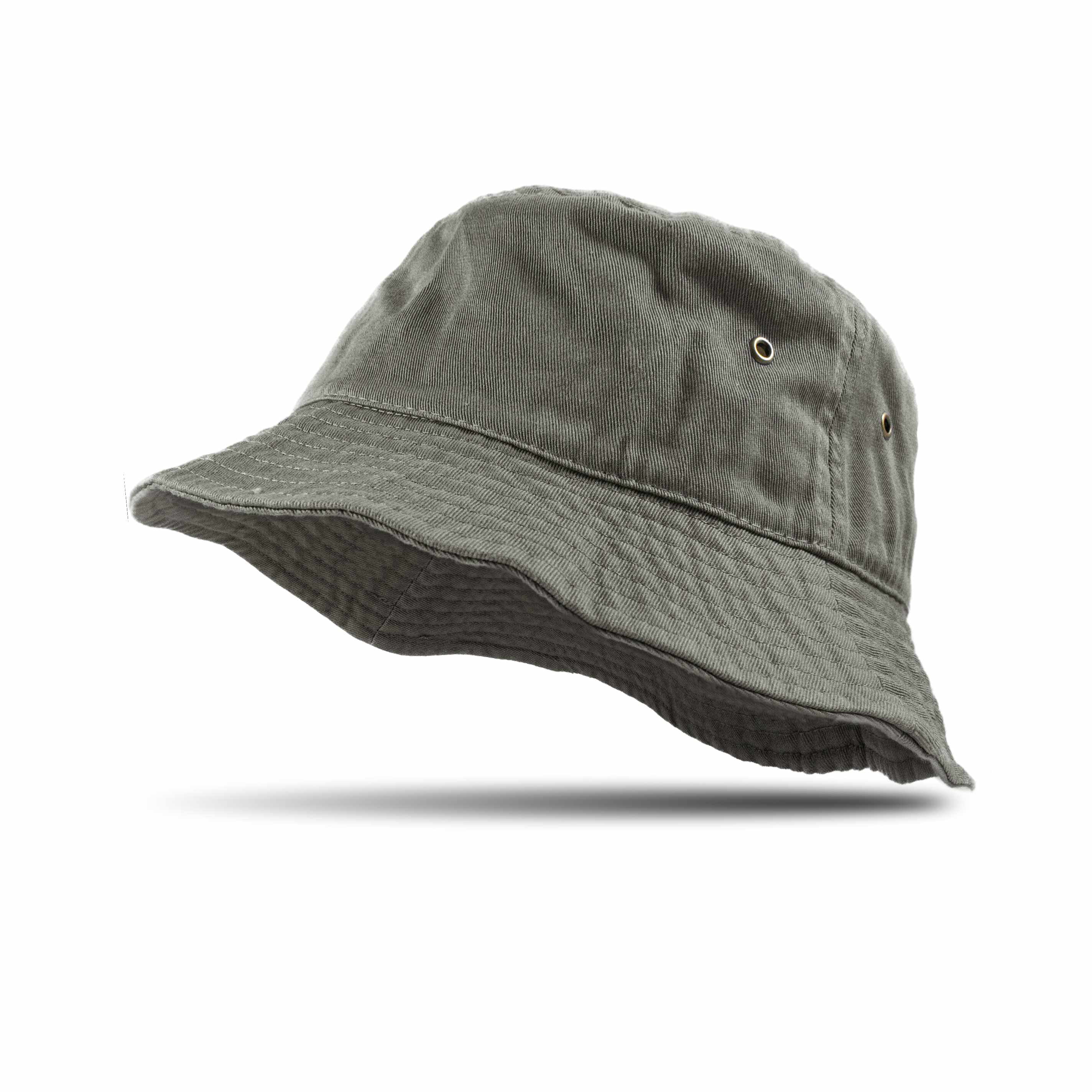 Bucket Hat 100% Cotton Packable Summer Travel Cap Sun hat for Men and Women  White L/XL 