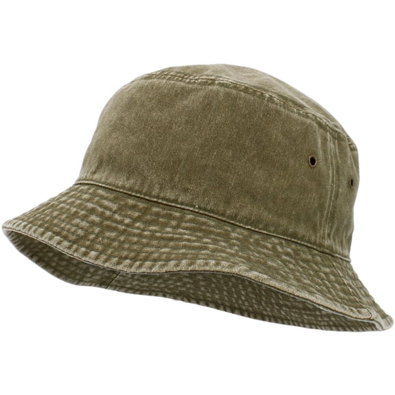 Bucket Hat Boonie Basic Hunting Fishing Outdoor Summer Cap Unisex 100% Cotton 2 Sizes