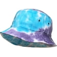 thumbnail image 1 of Bucket Hat Boonie Tie Dye Tiedye Hunting Fishing Outdoor Summer Cap Unisex 100% Cotton 2 Sizes, 1 of 6
