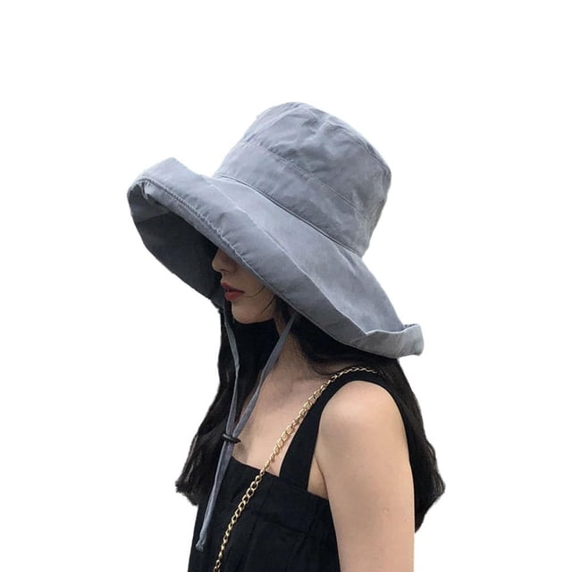 Tirrinia Bucket Hat - Men's Fishing Boonie Sun Hat With Wide Brim, Packable Safari Cap (Grey, M/L)