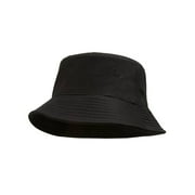 Bucket Hat For Men Women - Cotton Packable Fishing Cap, Black L/XL