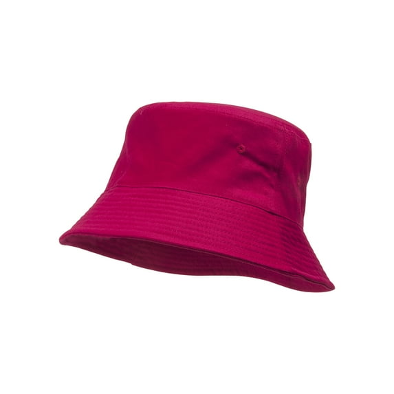 Bucket Hat For Men Women - Cotton Packable Fishing Cap, Hot Pink S/M