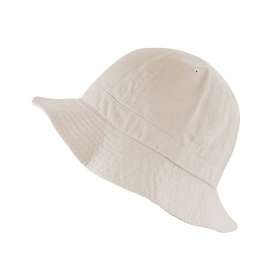 Bucket Hat - Men Women 100% Cotton & Denim UV Protection Tennis Packable Summer Travel Beach Sun Hat(LXL, Putty)