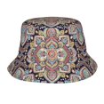 thumbnail image 1 of Bucket Hat for Men Women, Boho Mandala Pattern Breathable Sun Hat Summer Beach Hats, Fun Womens Mens Bucket Hat for Travel Outdoor Vacation Fishing Hiking Sports, 1 of 6