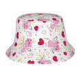 thumbnail image 1 of Bucket Hat for Men Women, pink angel Breathable Sun Hat Summer Beach Hats, Fun Womens Mens Bucket Hat for Travel Outdoor Vacation Fishing Hiking Sports, 1 of 6