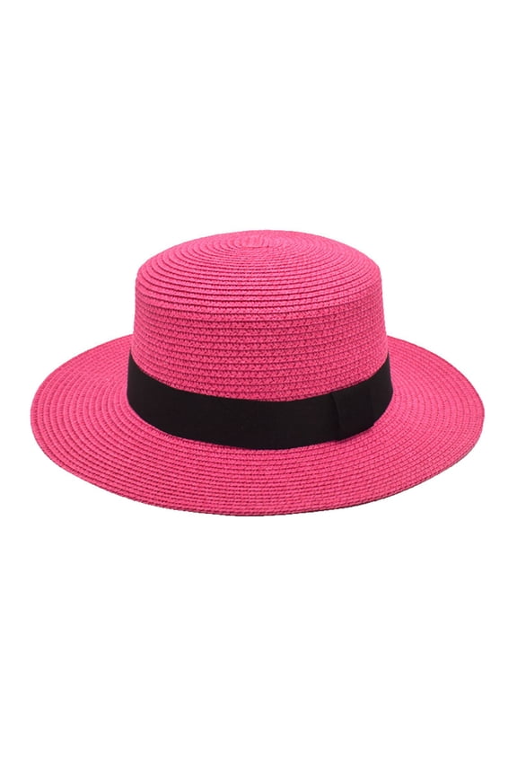Bucket Hat Mens And Square Buckle Dome Panama Lafite Flat Top Straw Summer Travel shade Beach Big Brim Fashion Wide Brim Sun Hat