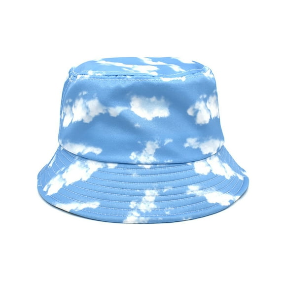 Bucket Hat Sun Hat Foldable Print Cotton Fisherman Hat Bucket Hat Unisex Bucket Sun Hat Outdoor