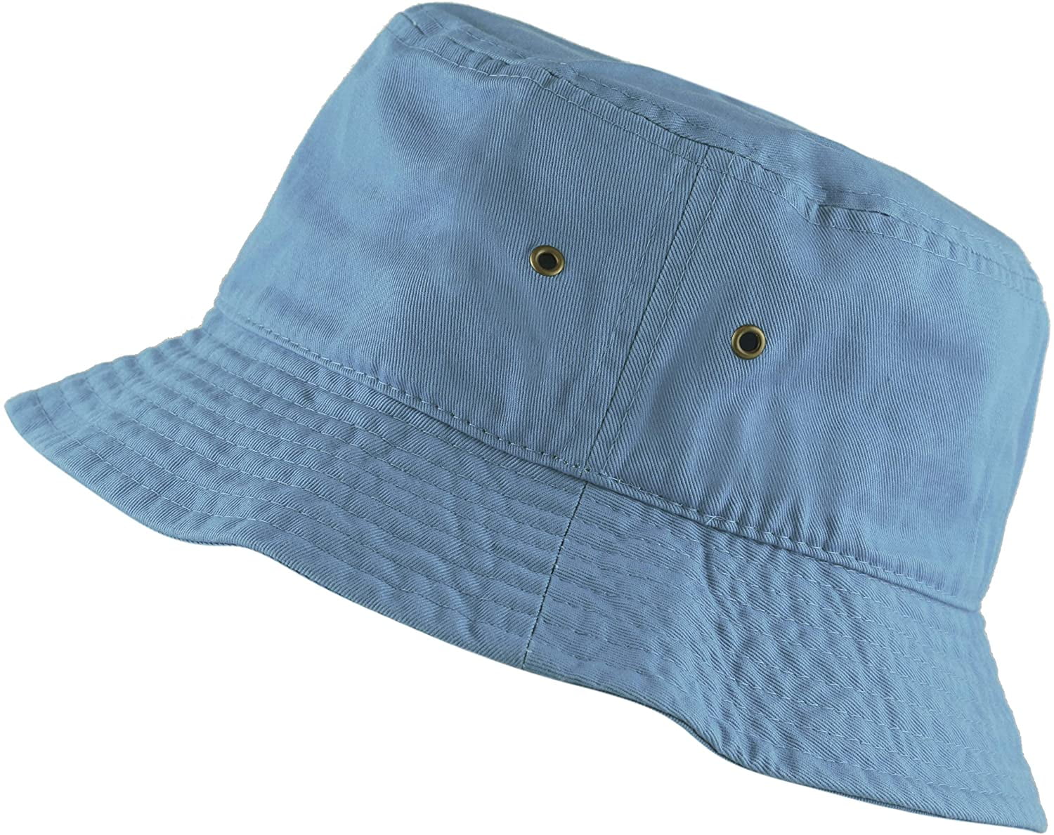Bucket Hat - Unisex 100% Cotton & Denim UPF 50 Packable Summer Travel Beach  Sun Hat 