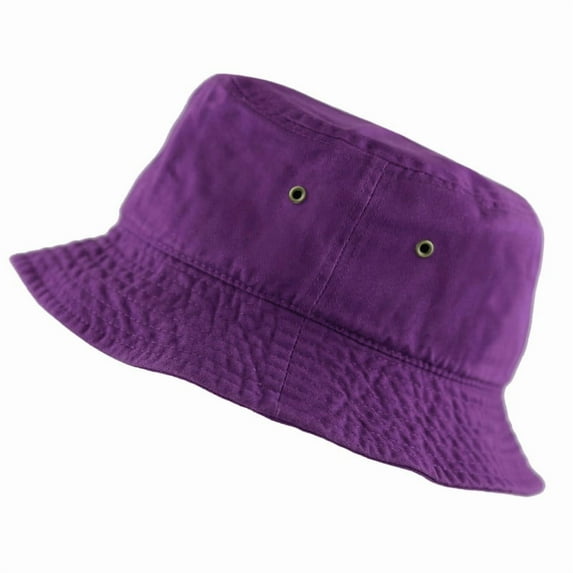 Bucket Hat - Unisex Men Women100% Cotton & Denim UV Protection Fishing Packable Summer Travel Beach Sun Hat