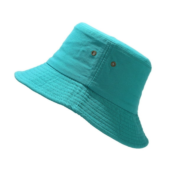 Bucket Hat Unisex Pure Cotton & Denim UPF 50 Packable Summer Travel Beach Sun Hat