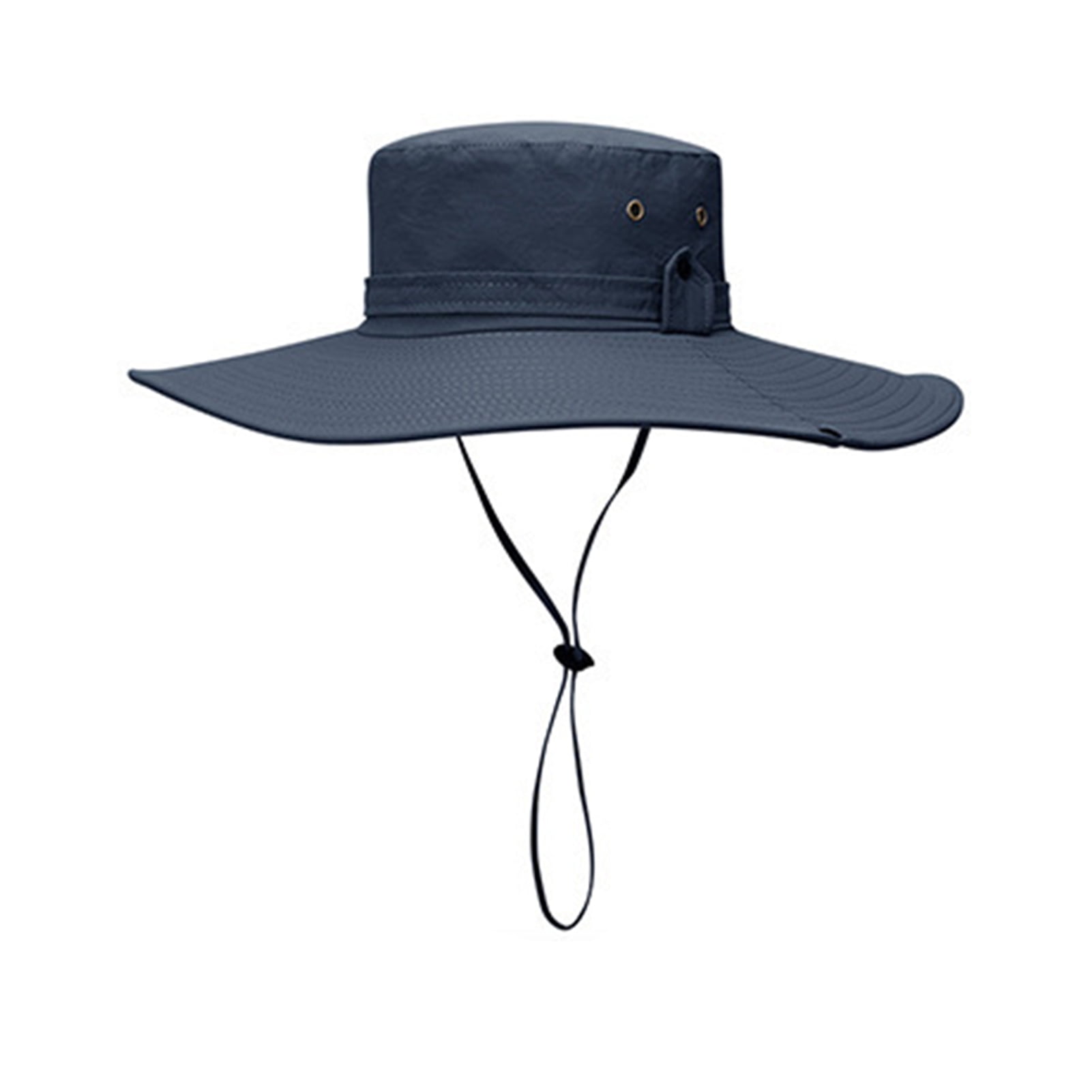 Bucket Hat Wide Brim UV Protection Polyester Packable Quick  display picture 1