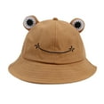 thumbnail image 1 of Bucket Hat! Yigetop Children Winter Cute Animal Hiking Beach Fishing Cap Hats Photography Bucket Hat Silly Hats for Kids Khaki One Size, 1 of 3