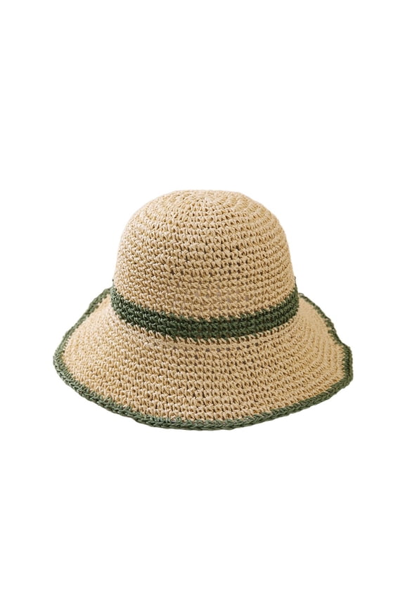 Bucket Hat for Everyday Casual Use – Wide Brim Sun Shield Hat for Summer Beach Outdoor Travel Relaxed Fit Breathable Lightweight Headwear, Green
