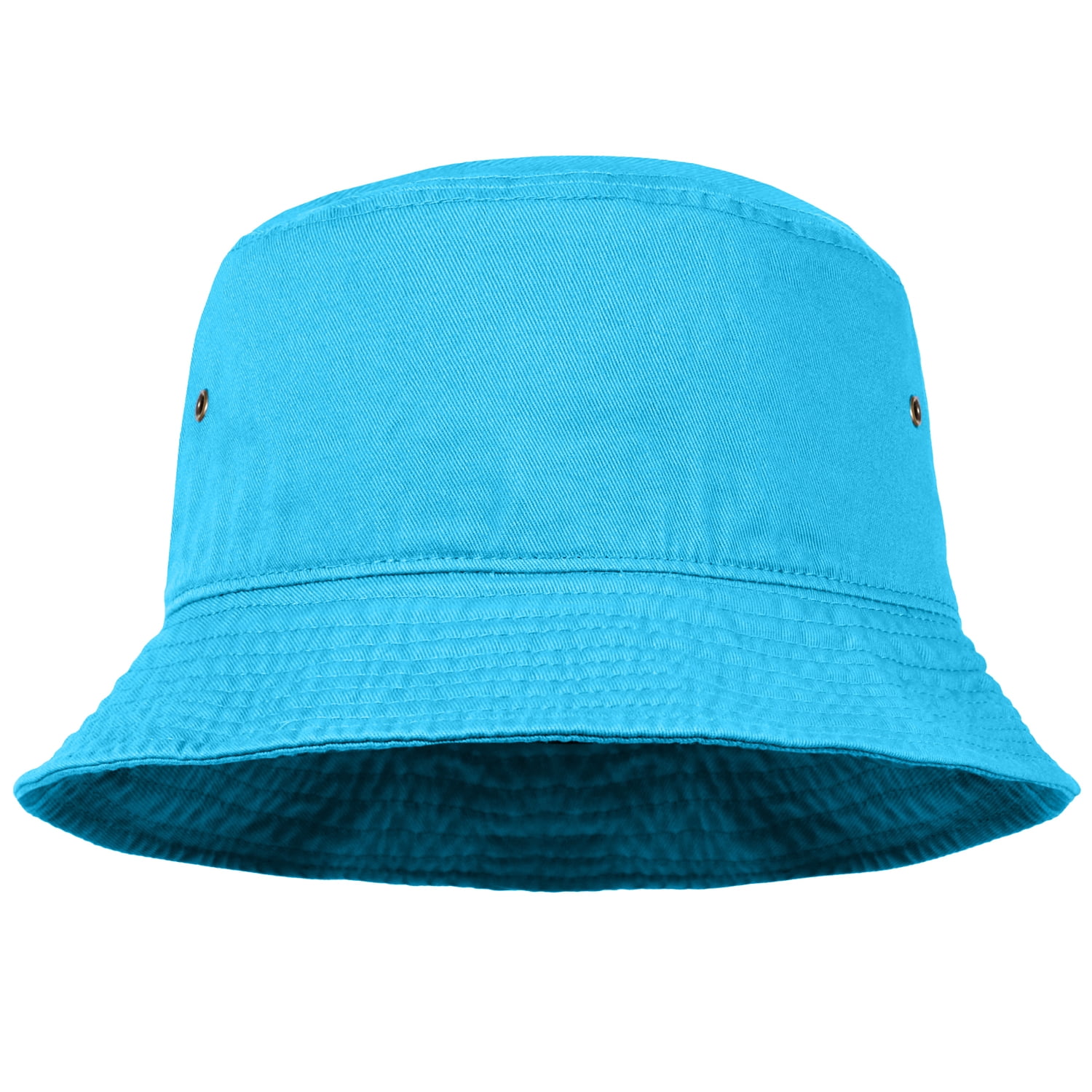 Bucket Hat for Men Women Unisex 100% Cotton Packable Foldable Summer Travel  Beach Outdoor Fishing Hat - LXL Turquoise
