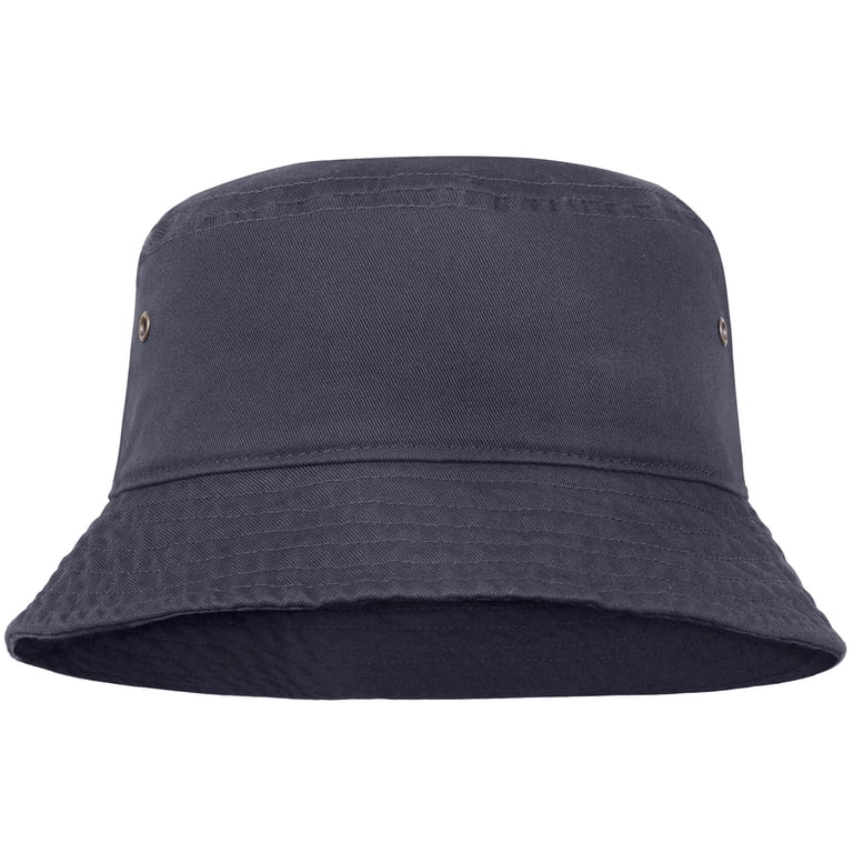 Cotton Bucket Hat Packable Foldable Fishing Beach Cap Bucket Hat for Men Women Unisex 100% Cotton Packable  main image 4