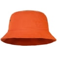 thumbnail image 1 of Bucket Hat for Men Women Unisex 100% Cotton Packable Foldable Summer Travel Beach Outdoor Fishing Hat - SM Orange, 1 of 6