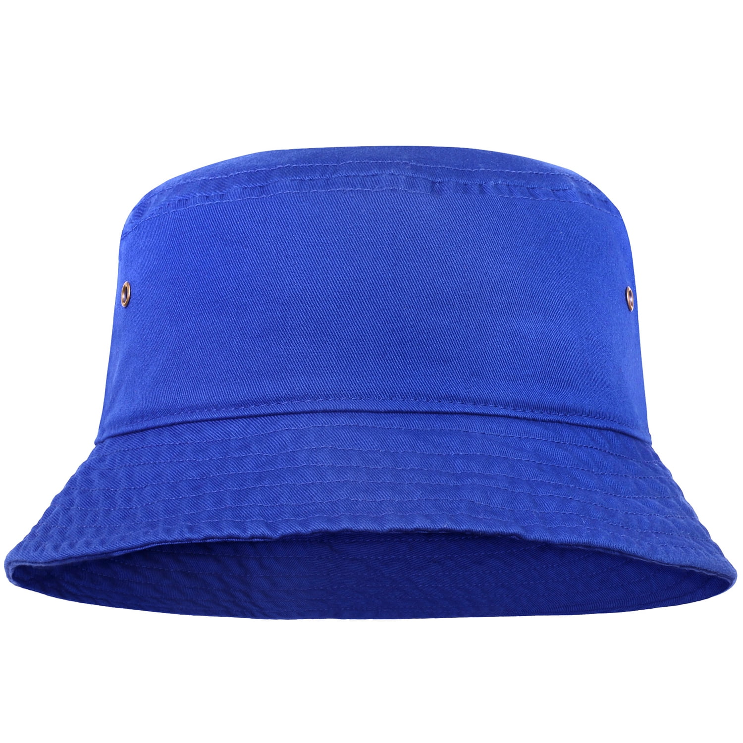 Bucket Hat for Men Women Unisex 100% Cotton Packable Foldable Summer Travel  Beach Outdoor Fishing Hat - LXL Black 