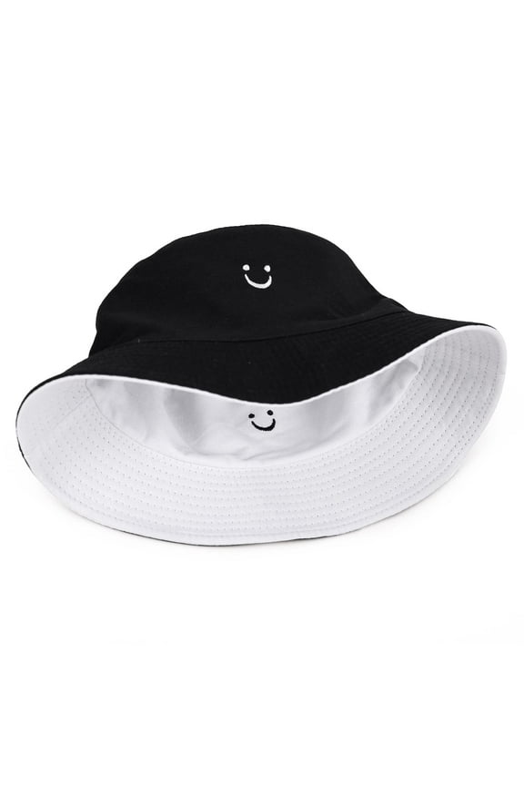 Bucket Hat for Women Cotton Cap Summer Beach Fishmen Solid Colors Outdoor Cap Double-Side