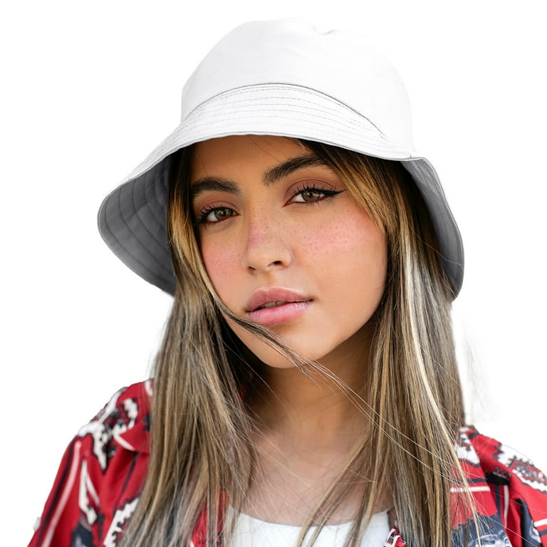 White bucket hat womens new arrivals