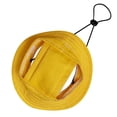 thumbnail image 1 of Bucket Hats For Dogs Summer Round Brim Pet Hat With Ear Holes & Neck Strap Adjustable Outdoor Climbing Sun Visor Hat Sunshade Strangulation Cap For Small Medium Cats Dogs K Pet Hats Gift For Pet S, 1 of 4