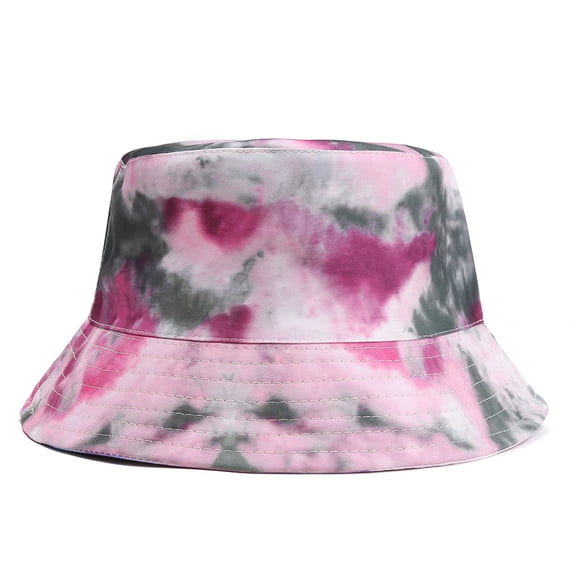 Bucket Hats Fashion Fisherman Double-sided Sun Tie Print Hat Caps Gifts