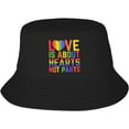 thumbnail image 1 of Bucket Hats Fashion Sun Cap Packable Outdoor Fisherman Hat for Women and Men Rainbow Pride Bucket Hats, 1 of 8