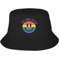 thumbnail image 1 of Bucket Hats Fashion Sun Cap Packable Outdoor Fisherman Hat for Women and Men Yall Means Bucket Hats, 1 of 8