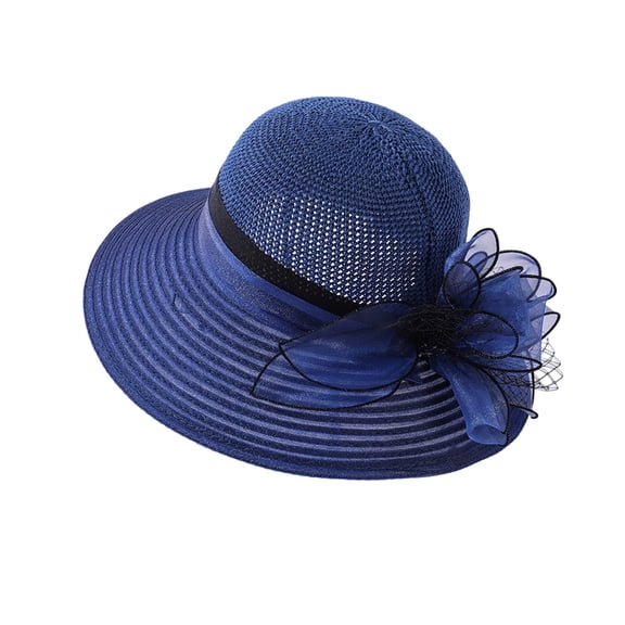 Bucket Hats For Men Women Hat Bridal Wedding Church Tea Party Wide Brim Sun Cap Hats